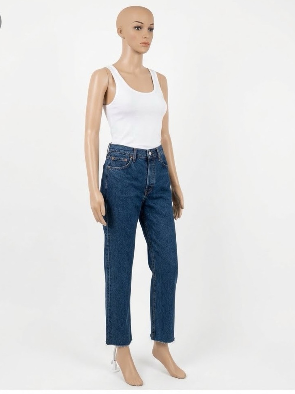 & Other Stories Straight Leg Jeans Blue Size 27